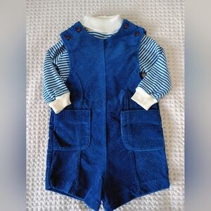 Vintage Good Lad Blue and White Kids Matching Set
